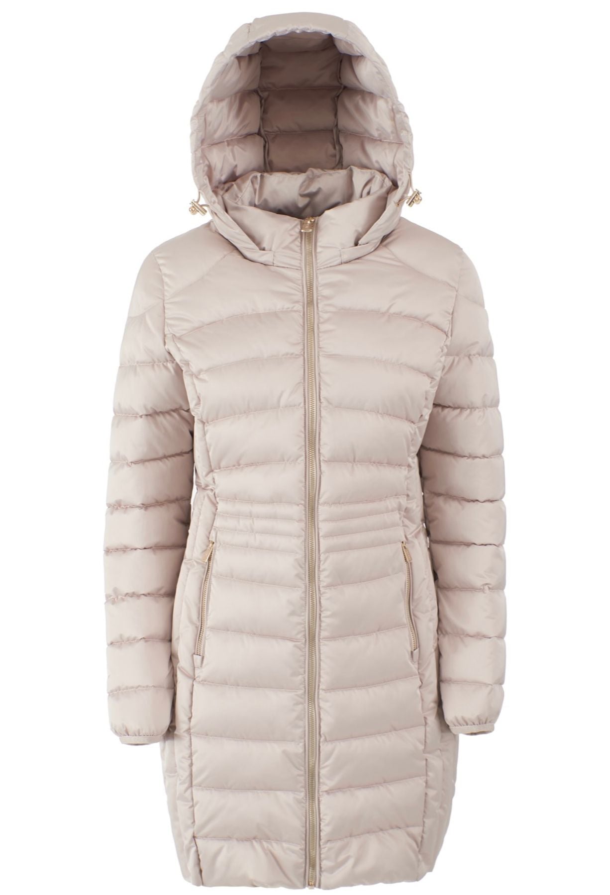 CAPPOTTO TRAPUNTATO CON CAPPUCCIO