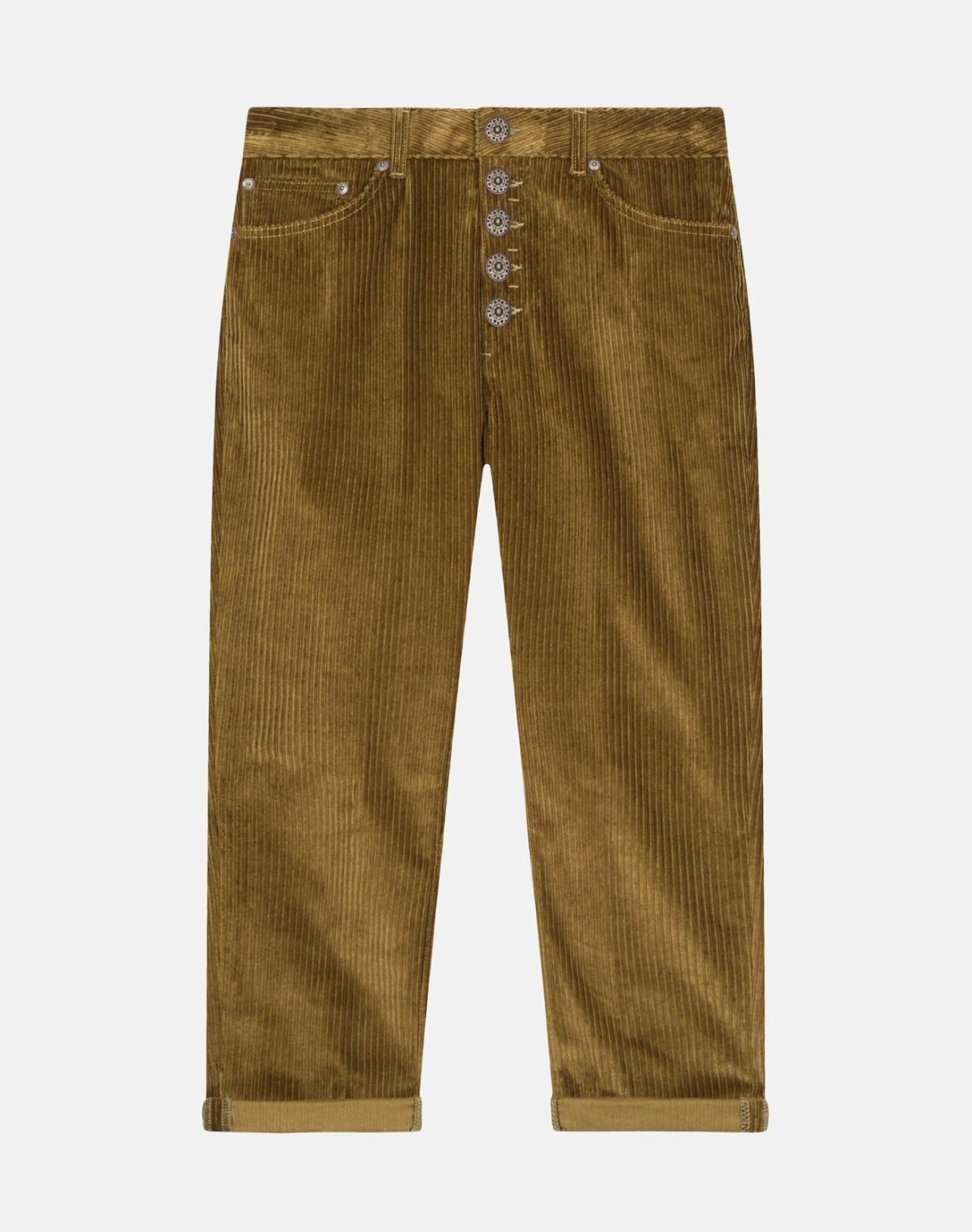 Pantaloni Koons loose in velluto