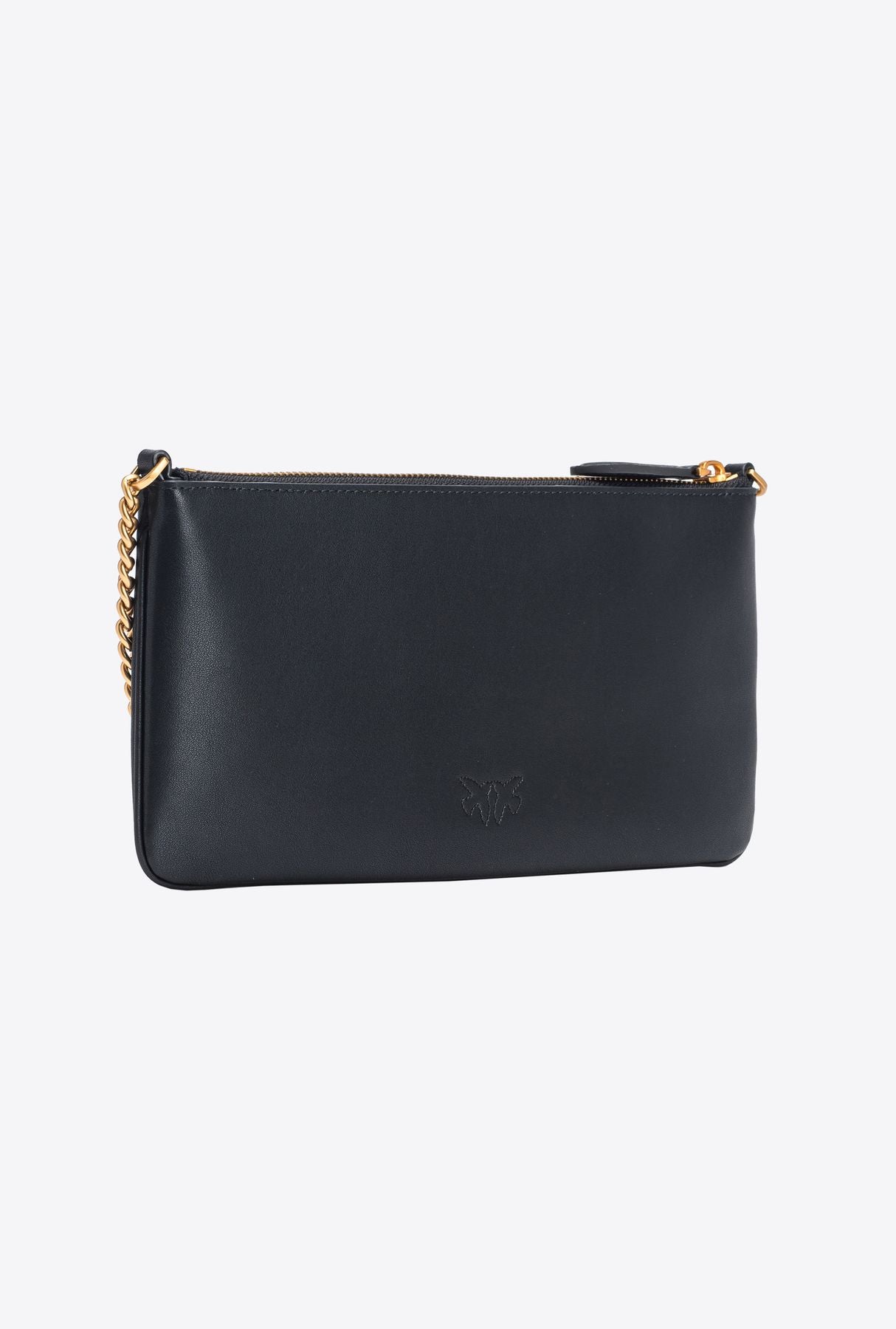 Horizontal Flat Bag in pelle