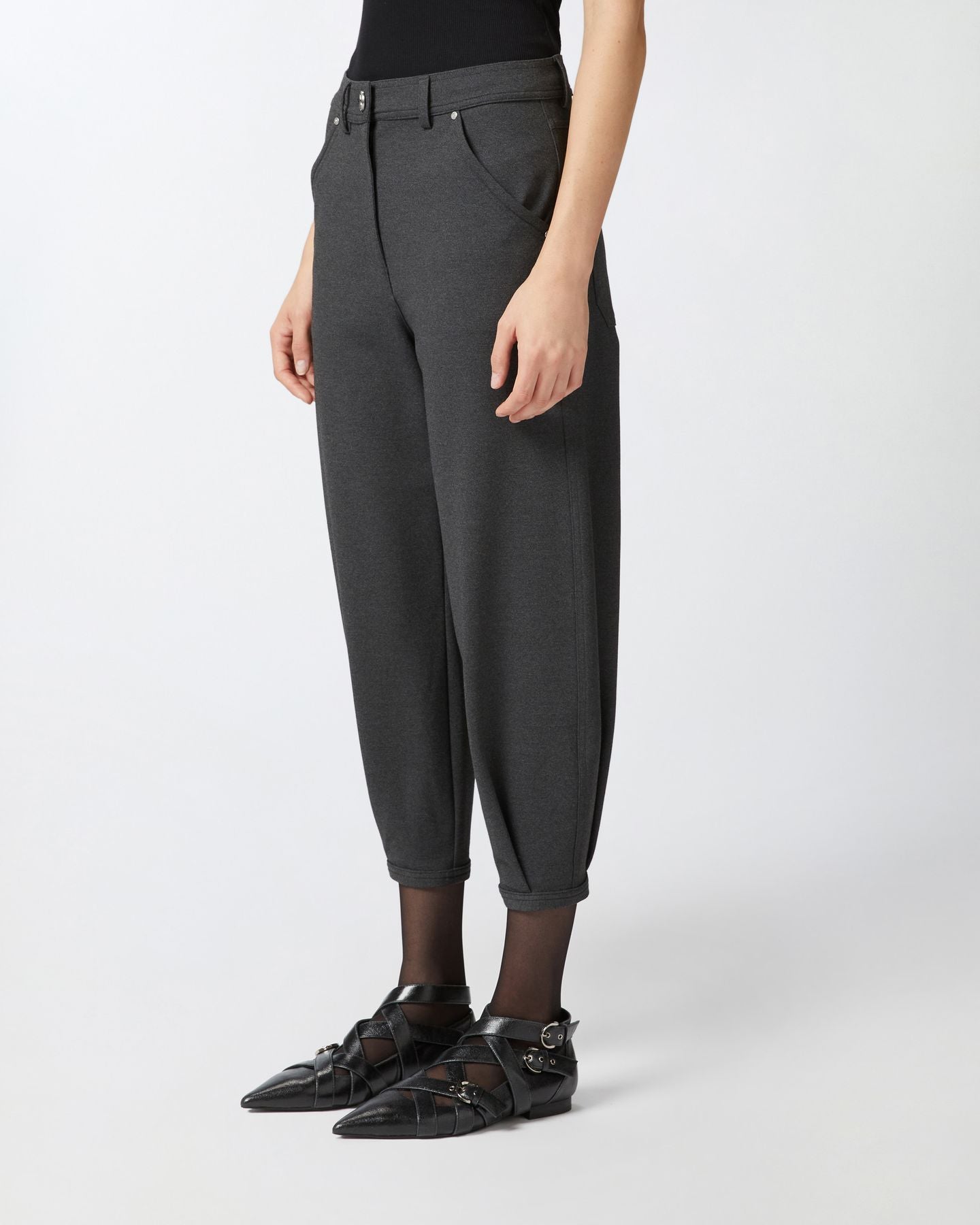 PIATTO Pantaloni workwear ampi con tasche
