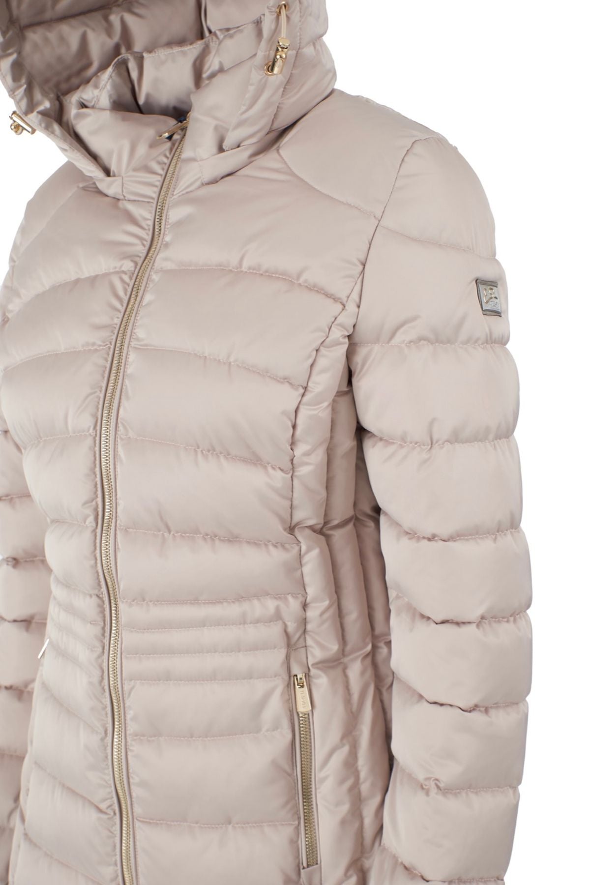 CAPPOTTO TRAPUNTATO CON CAPPUCCIO