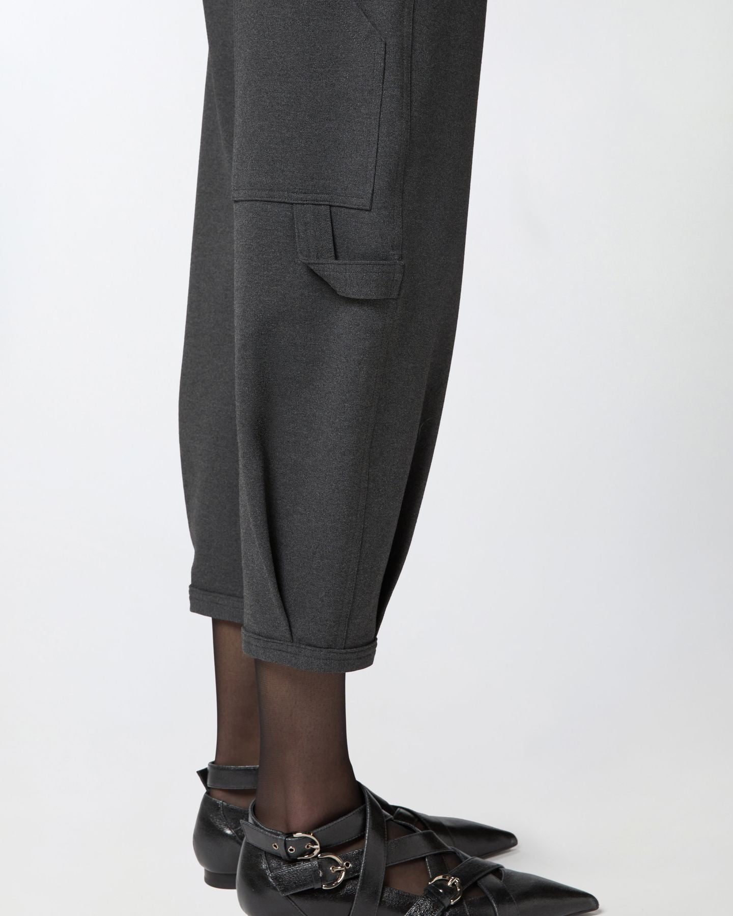 PIATTO Pantaloni workwear ampi con tasche