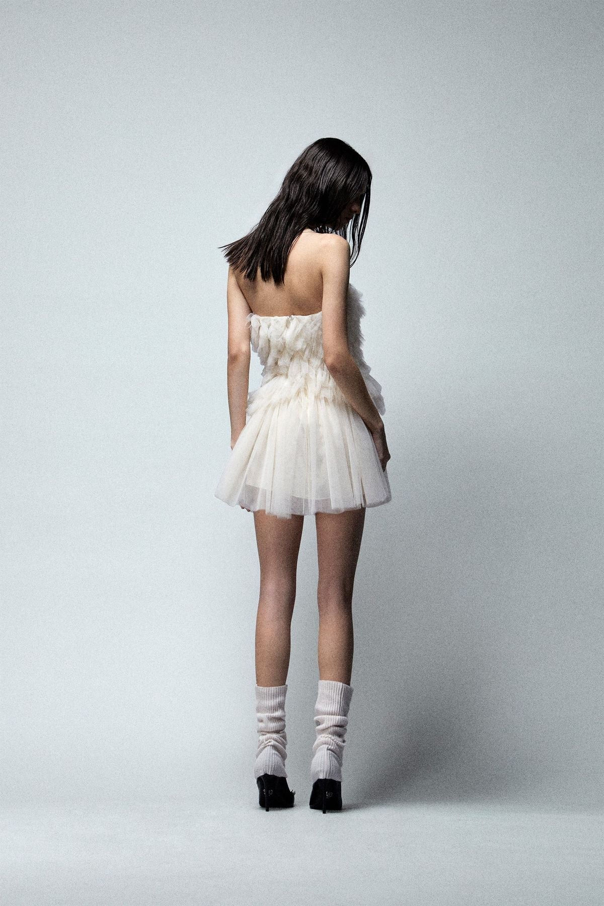 TULL DRESS JADE