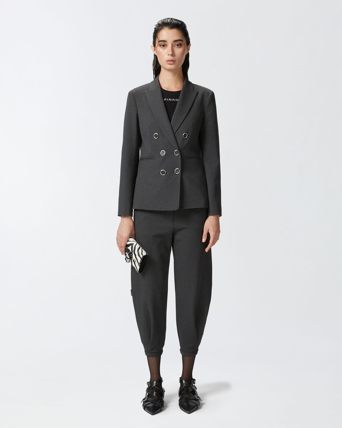 PIATTO Pantaloni workwear ampi con tasche