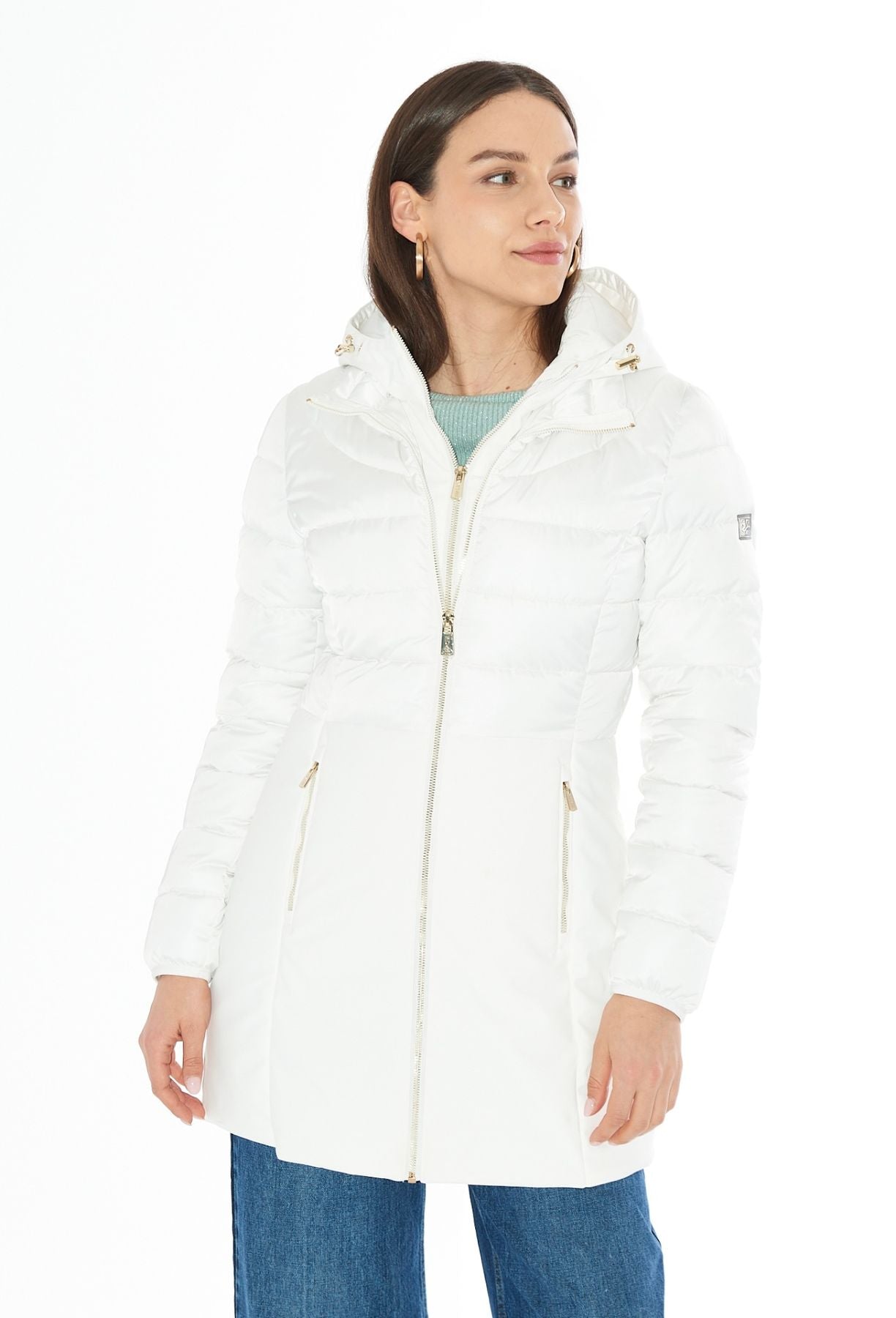 CAPPOTTO TRAPUNTATO FINTO GILET