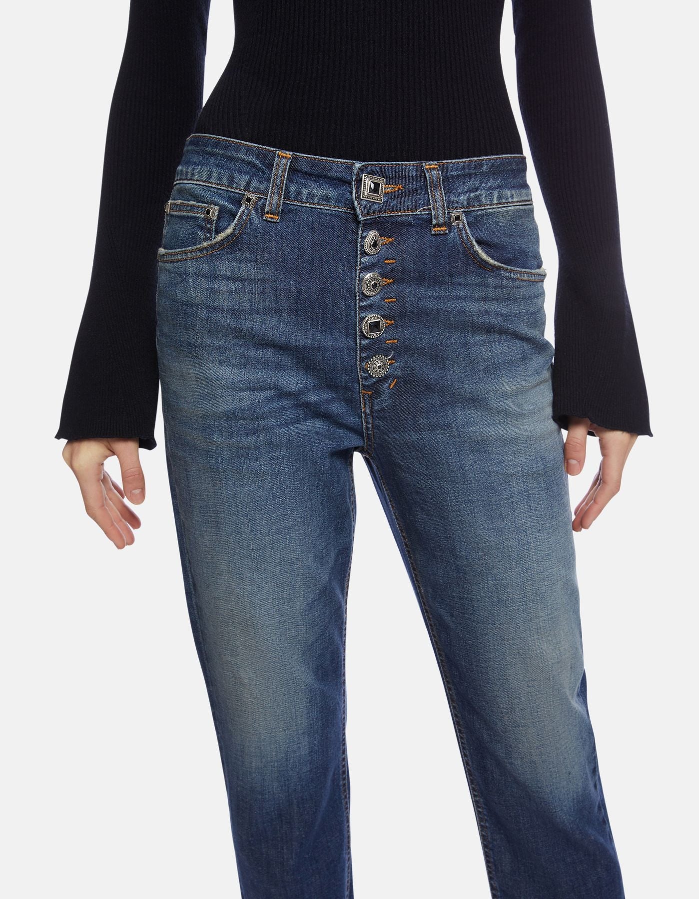 DP268B - Pantalone 5 Tasche - DonDup